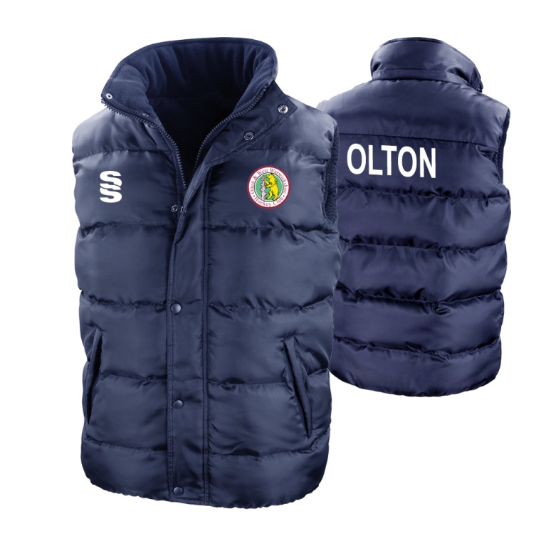 Olton & West warwickshire Hockey Core Nova Lux Padded Gilet : Navy