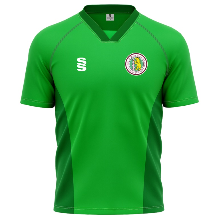 Olton WWHC - Short Sleeved Hockey Smock - Green - Unisex Fit