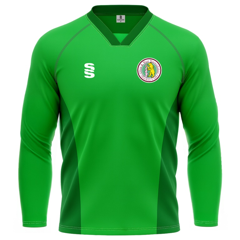 Olton WWHC - Long Sleeved Hockey Smock - Green - Unisex Fit