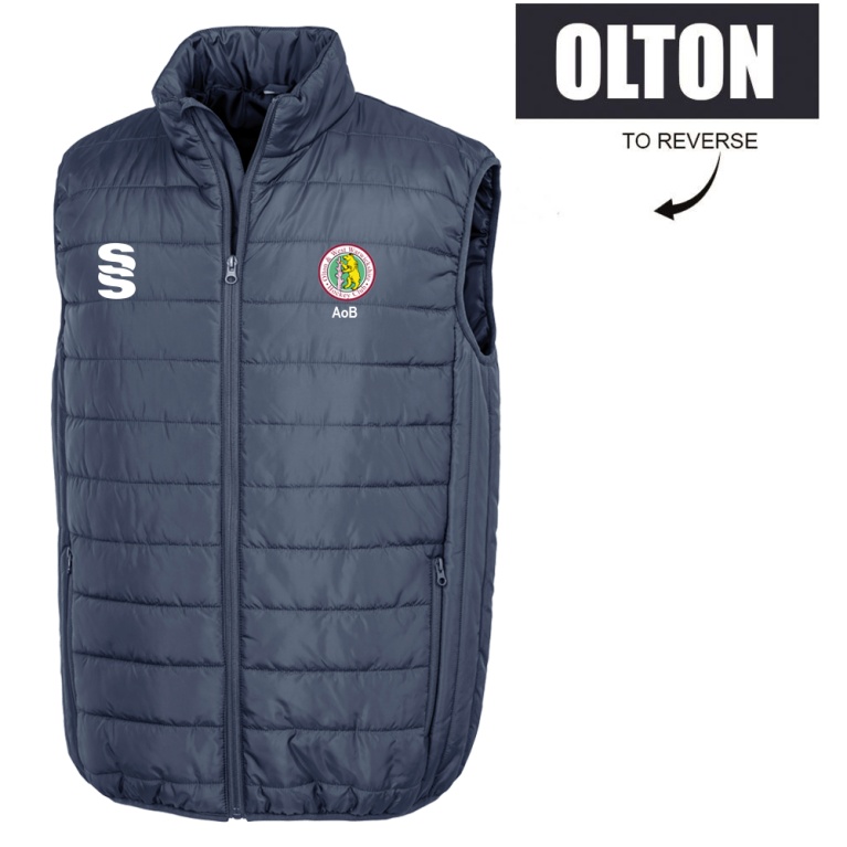 Olton & West Warwickshire Hockey Club Padded Bodywarmer : Navy