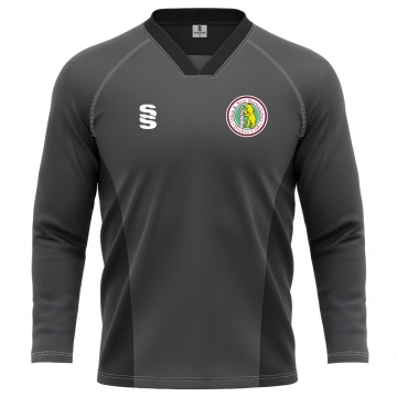 Olton WWHC - Long Sleeved Hockey Smock - Black - Unisex Fit